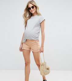 Шорты чиносы для беременных ASOS Maternity - Розовый