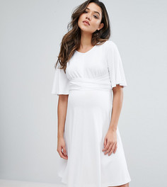 Свободное платье с завязкой Gebe Maternity Nursing - Белый