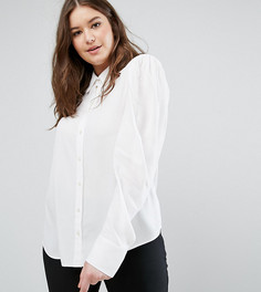 Блузка с широкими рукавами ASOS CURVE - Белый