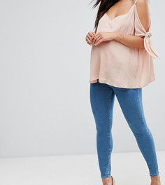 Джинсы скинни с завышенной талией ASOS MATERNITY RIDLEY - Синий