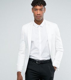 Белый трикотажный супероблегающий блейзер ASOS TALL - Белый