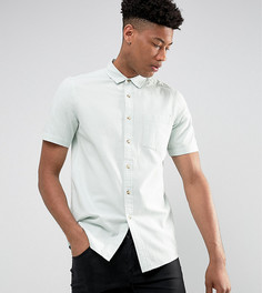 Синяя фактурная рубашка классического кроя ASOS TALL - Синий