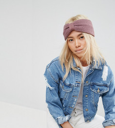 Повязка на голову в рубчик ASOS - Розовый