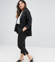 Укороченные брюки New Look Curve - Черный