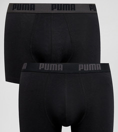 Набор из 2 черных боксеров-брифов Puma 521015001230 - Черный