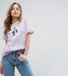 Футболка с логотипом Calvin Klein - Фиолетовый