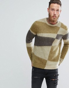 Мохеровый джемпер ASOS - Зеленый
