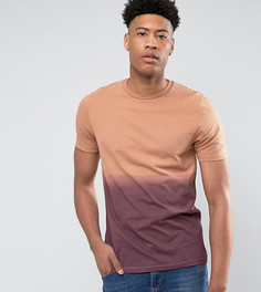 Футболка с эффектом деграде ASOS TALL - Красный