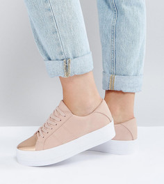 Кроссовки на шнуровке ASOS DUTY - Бежевый