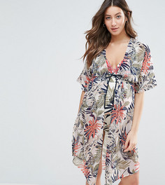 Кимоно с принтом пальм Mamalicious - Мульти Mama.Licious