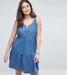 Джинсовое платье без рукавов Junarose - Синий