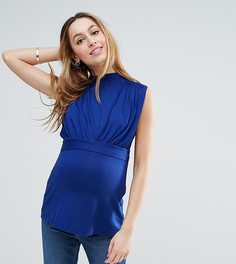 Топ с высокой горловиной ASOS Maternity NURSING - Темно-синий