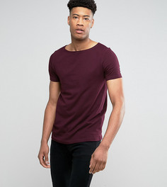 Футболка с вырезом лодочкой ASOS TALL - Красный