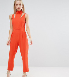 Комбинезон с вырезами и высоким воротом ASOS PETITE - Мульти