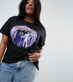 Футболка с принтом Deep Purple ASOS CURVE - Черный