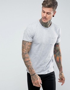 Футболка с одним карманом Lee - Серый