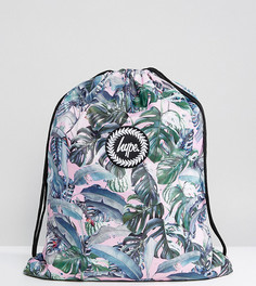 Эксклюзивный рюкзак с затягивающимся шнурком и пальмовым принтом Hype - Мульти