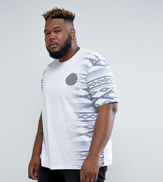 Белая футболка с ацтекским принтом Jacamo PLUS - Белый