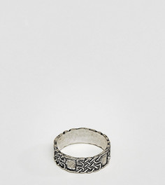Серебристое кольцо с кельтским дизайном ASOS PLUS - Серебряный