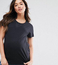 Топ с круглым вырезом ASOS Maternity - Черный