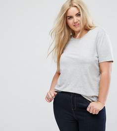 Футболка с круглым вырезом ASOS CURVE - Серый