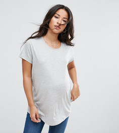 Топ с круглым вырезом ASOS Maternity - Серый