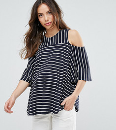 Топ в полоску с открытыми плечами ASOS Maternity - Мульти