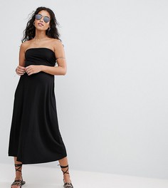 Пляжное платье-бандо миди ASOS Maternity - Черный