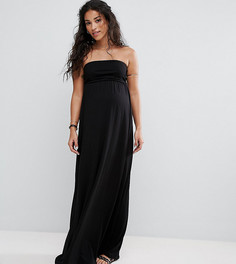 Пляжное платье-бандо макси ASOS Maternity - Черный