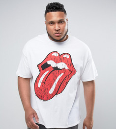 Белая футболка Rolling Stones PLUS - Белый Bravado Tour Merch
