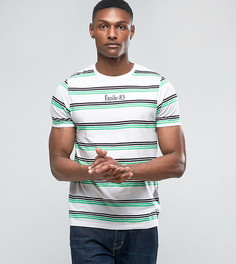 Футболка в полоску с принтом Etoile 83 ASOS TALL - Белый