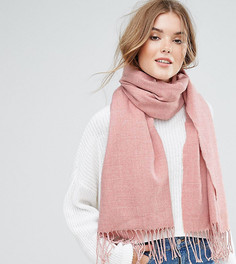 Длинный шарф с кисточками Stitch &amp; Pieces - Розовый