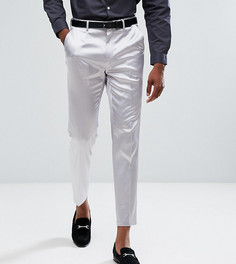 Лиловые укороченные брюки скинни ASOS TALL Wedding - Фиолетовый