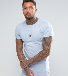 Синяя обтягивающая футболка Puma эксклюзивно для ASOS - Синий