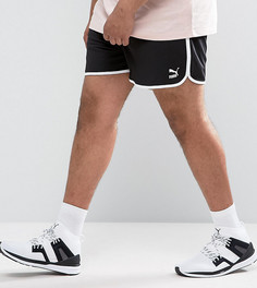 Черные сетчатые шорты в стиле ретро Puma PLUS эксклюзивно для ASOS - Черный