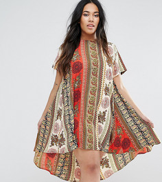 Свободное платье в полоску AX Paris Plus - Мульти