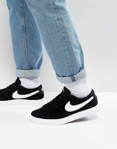 Низкие черные кроссовки Nike SB Blazer 878365-011 - Черный