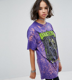 Фестивальная футболка с принтом Pantera Reclaimed Vintage Inspired - Фиолетовый