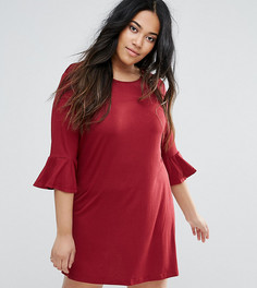 Платье с рукавами клеш AX Paris Plus - Красный