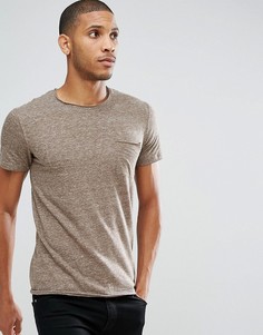 Хлопковая футболка Selected Homme - Розовый