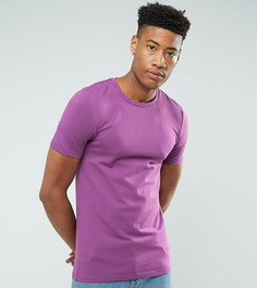 Обтягивающая фиолетовая футболка ASOS TALL - Фиолетовый