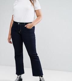 Корректирующие джинсы с легким клешем Levis Plus - Синий