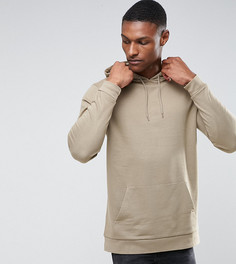 Длинный худи бежевого цвета ASOS TALL - Бежевый