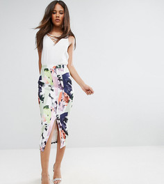 Юбка-карандаш с принтом ASOS TALL - Мульти