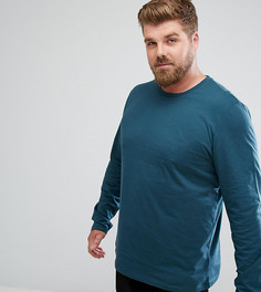Зеленый лонгслив ASOS PLUS - Зеленый