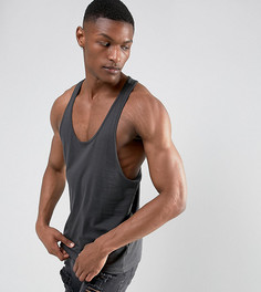 Черная майка-борцовка ASOS TALL - Черный