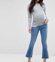 Укороченные расклешенные джинсы ASOS MATERNITY - Синий