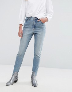Джинсы в винтажном стиле с завышенной талией Cheap Monday - Синий