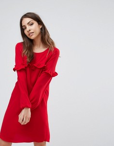 Платье с оборками Only Alex - Красный