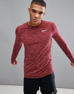 Красный лонгслив Nike Running Dri-FIT 833565-653 - Красный